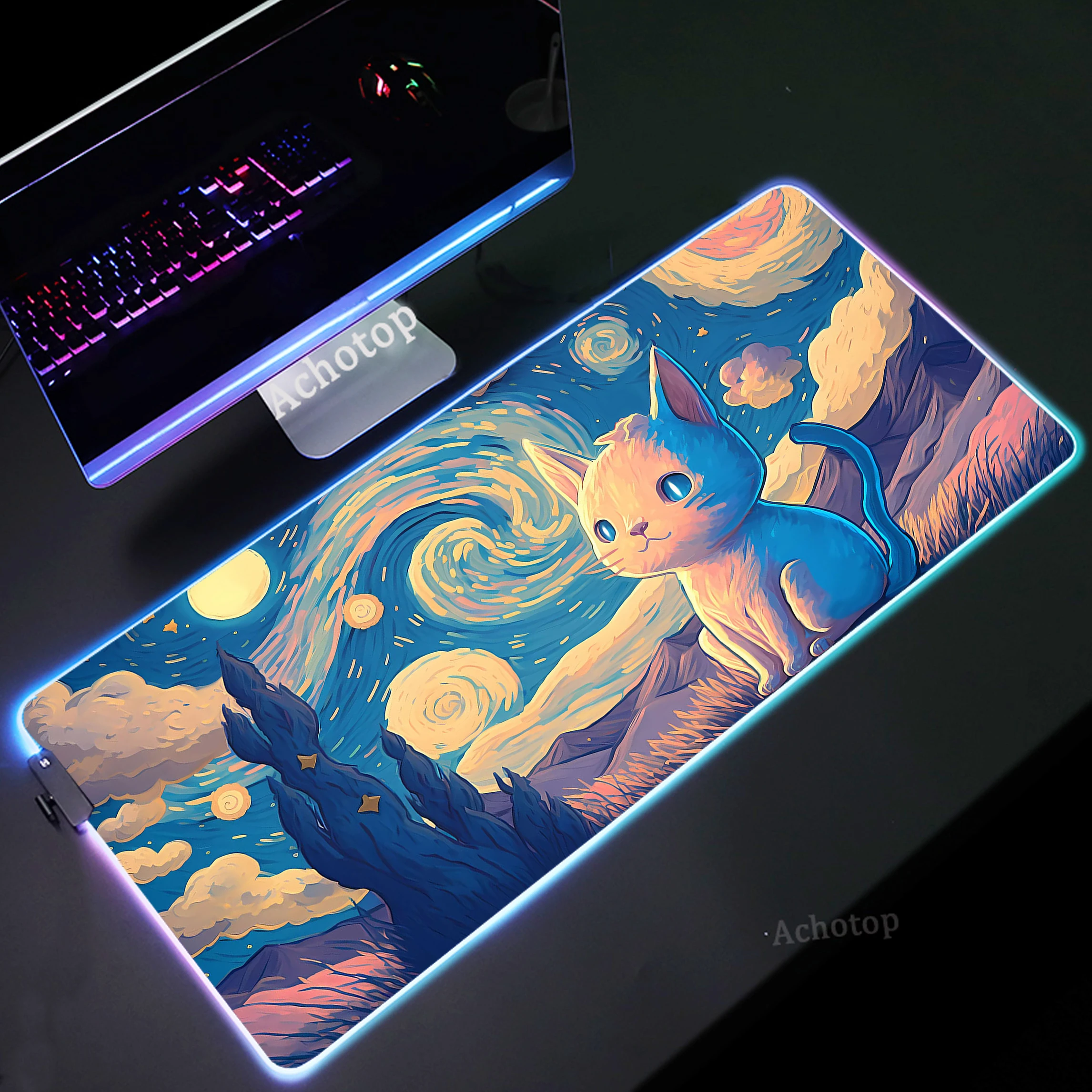 Рисунок 2 - Милый симпатичный коврик для мыши RGB