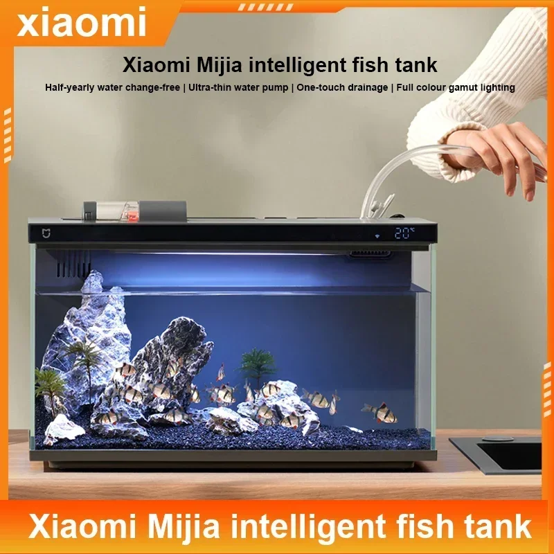 Xiaomi-Mijia-Smart-Fish-Tank-controlled-remote-feeding-temperature ...