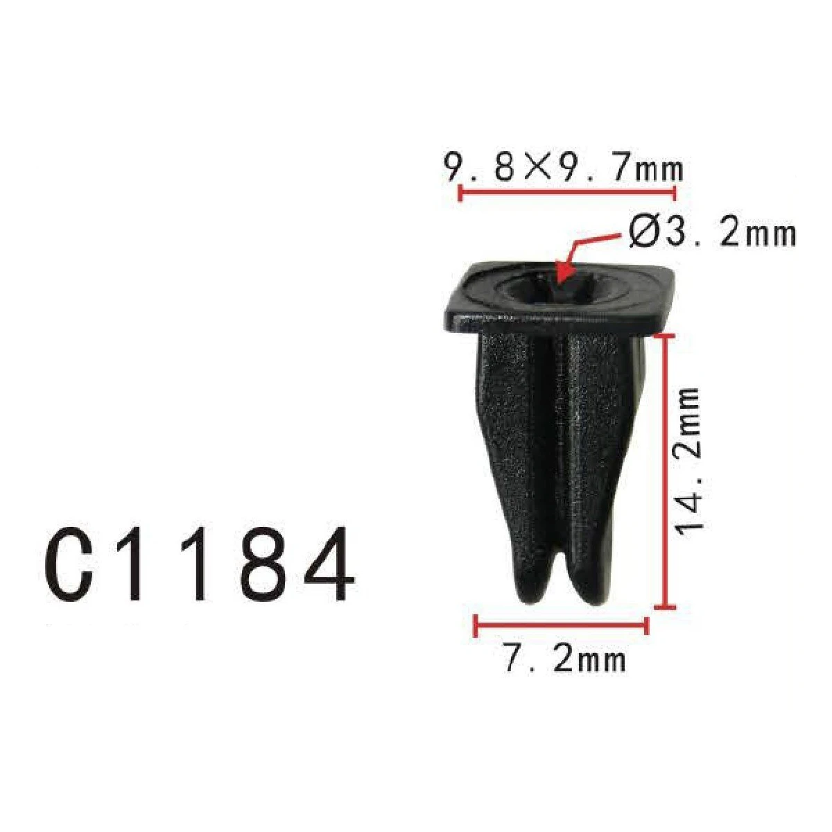 

100x OEM формовочная отделка расширяющаяся гайка пластиковая для BMW 63171367868 benz 0009881625