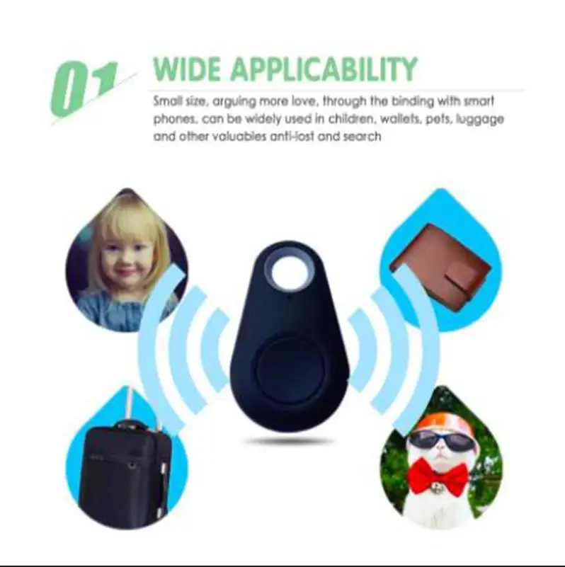 Tanio Mini Pet inteligentny Tracker Bluetooth