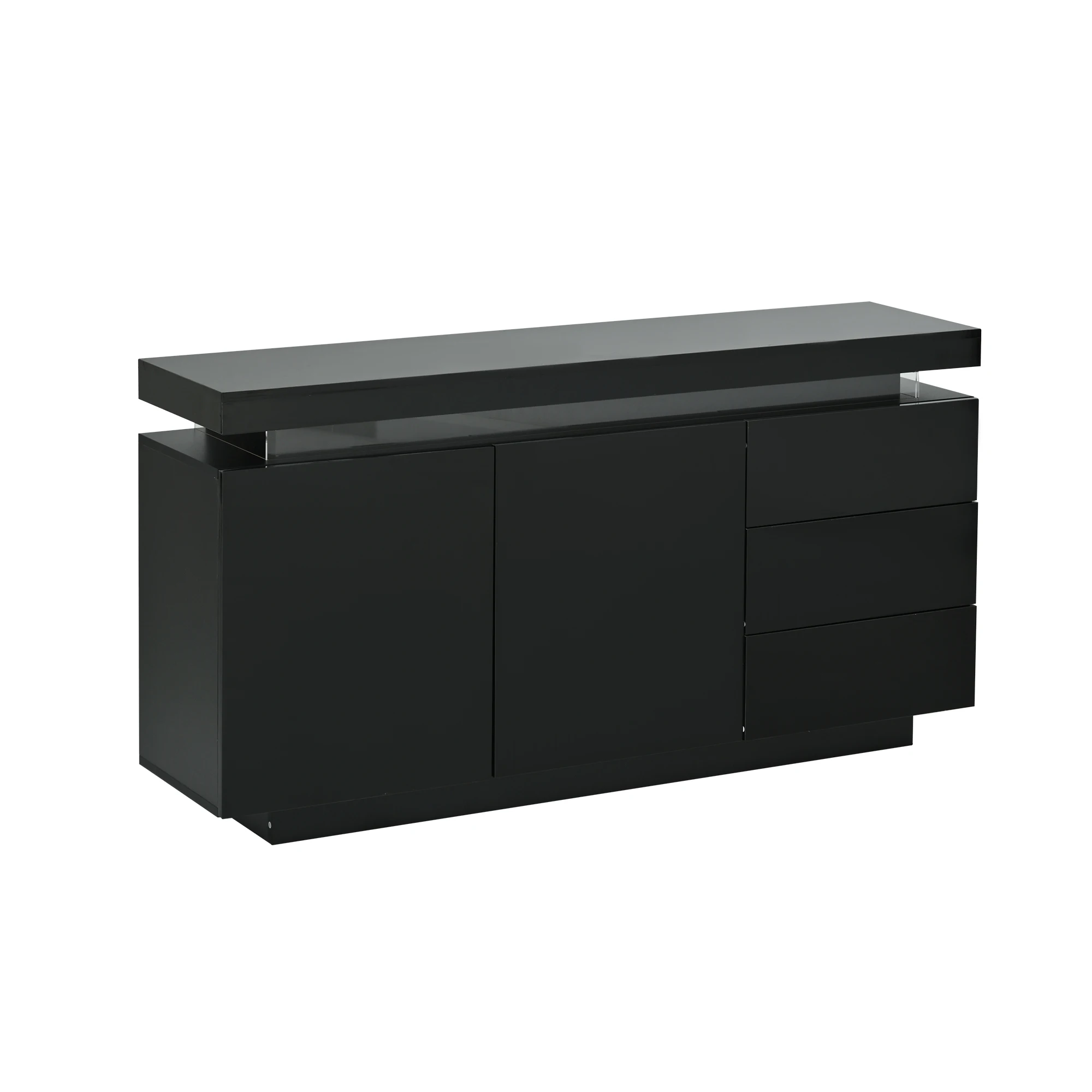 Modernes Sideboard für das Wohnzimmer, Sideboard, freistehender Schrank, Kommode, Highboard, Anrichte, Möbel mit – Detail 19