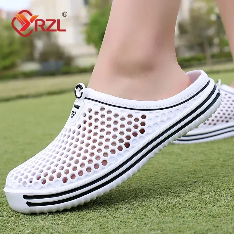 Yrzl Heren Schoenen Strand Slippers Unisex Holle Casual Vrouwen Strand Sandaal Slippers Schoenen Anti-Slip Maat 36-45 Heren Slippers