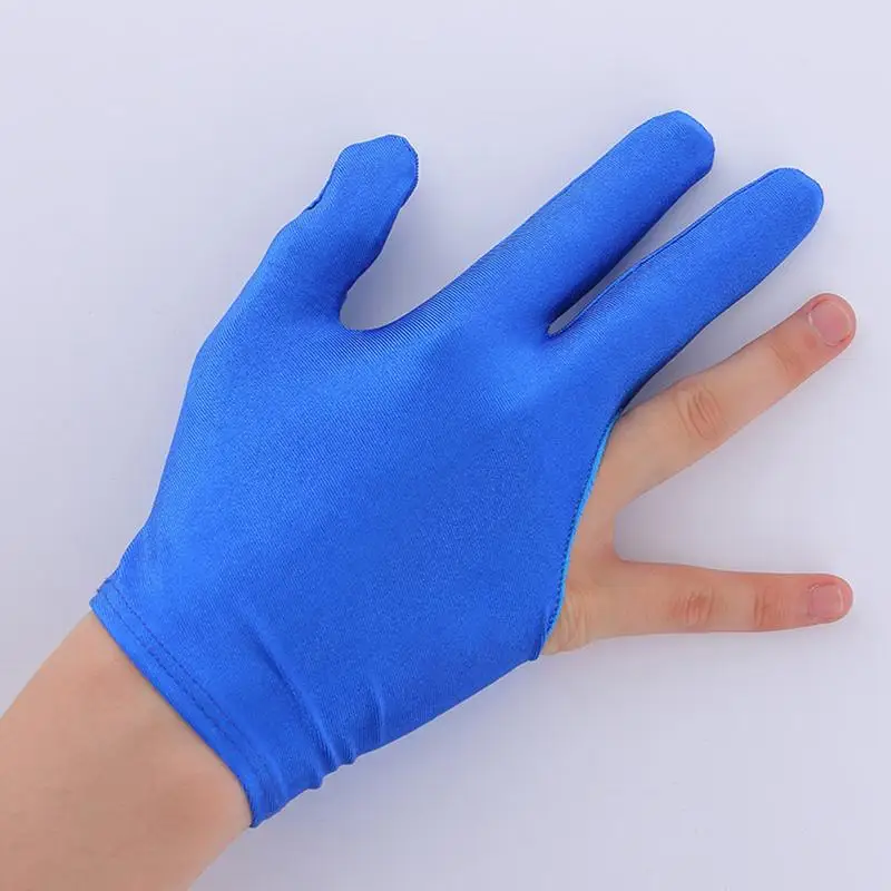 2Pcs Professional Open Finger Billiard Pool Gloves Pool Gloves Portable Light Elasticity Billiard Training Hand