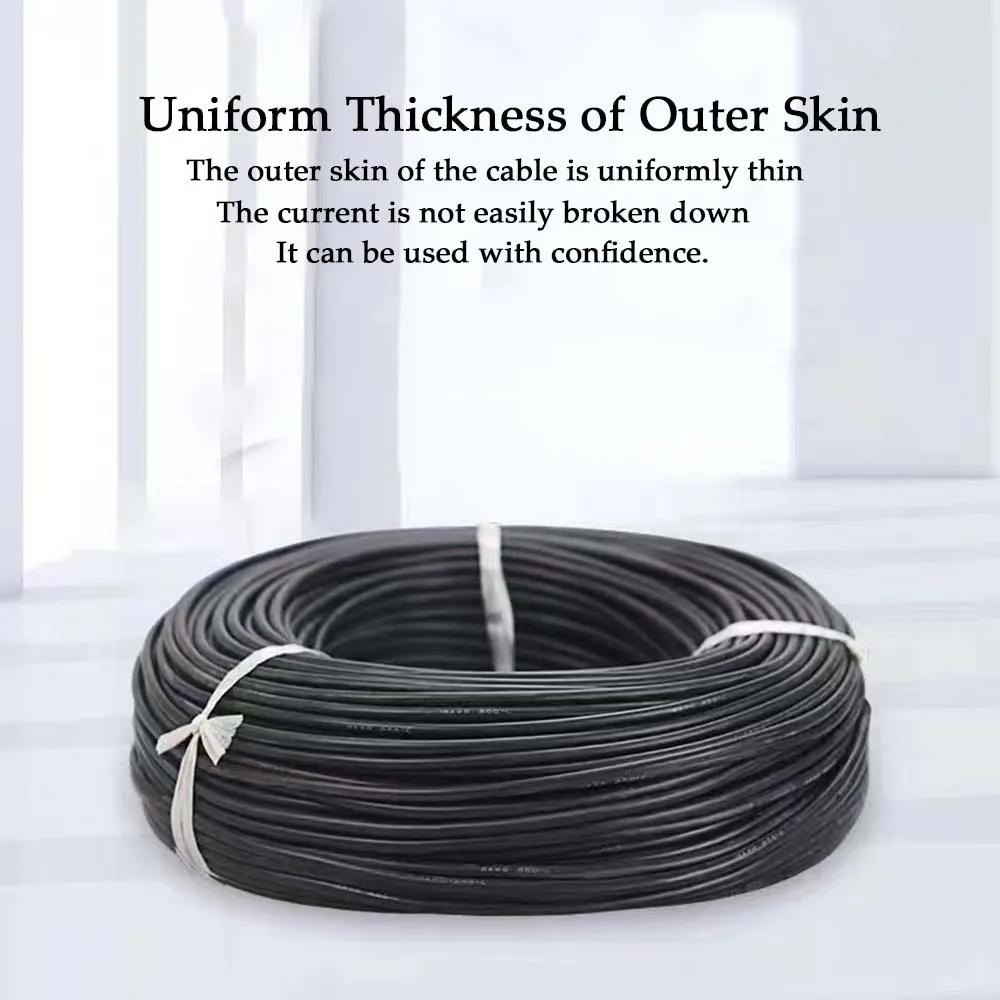 5M 22AWG Soft Silicone Wire 18AWG 20AWG 24AWG Electrical Cable Heat-resistant Power Cables For Lithium Batteries Cars Spotlights