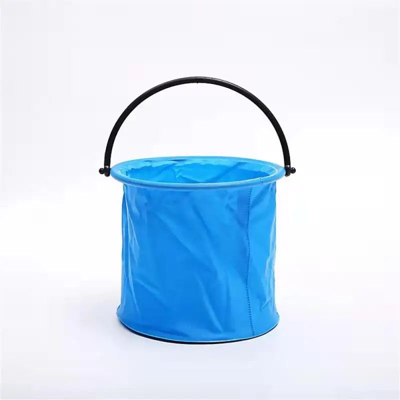 Childrens Retractable Folding Bucket Waterproof Canvas Material Simple Shape Outdoor Entertainment And Sports Easy To Carry 3
