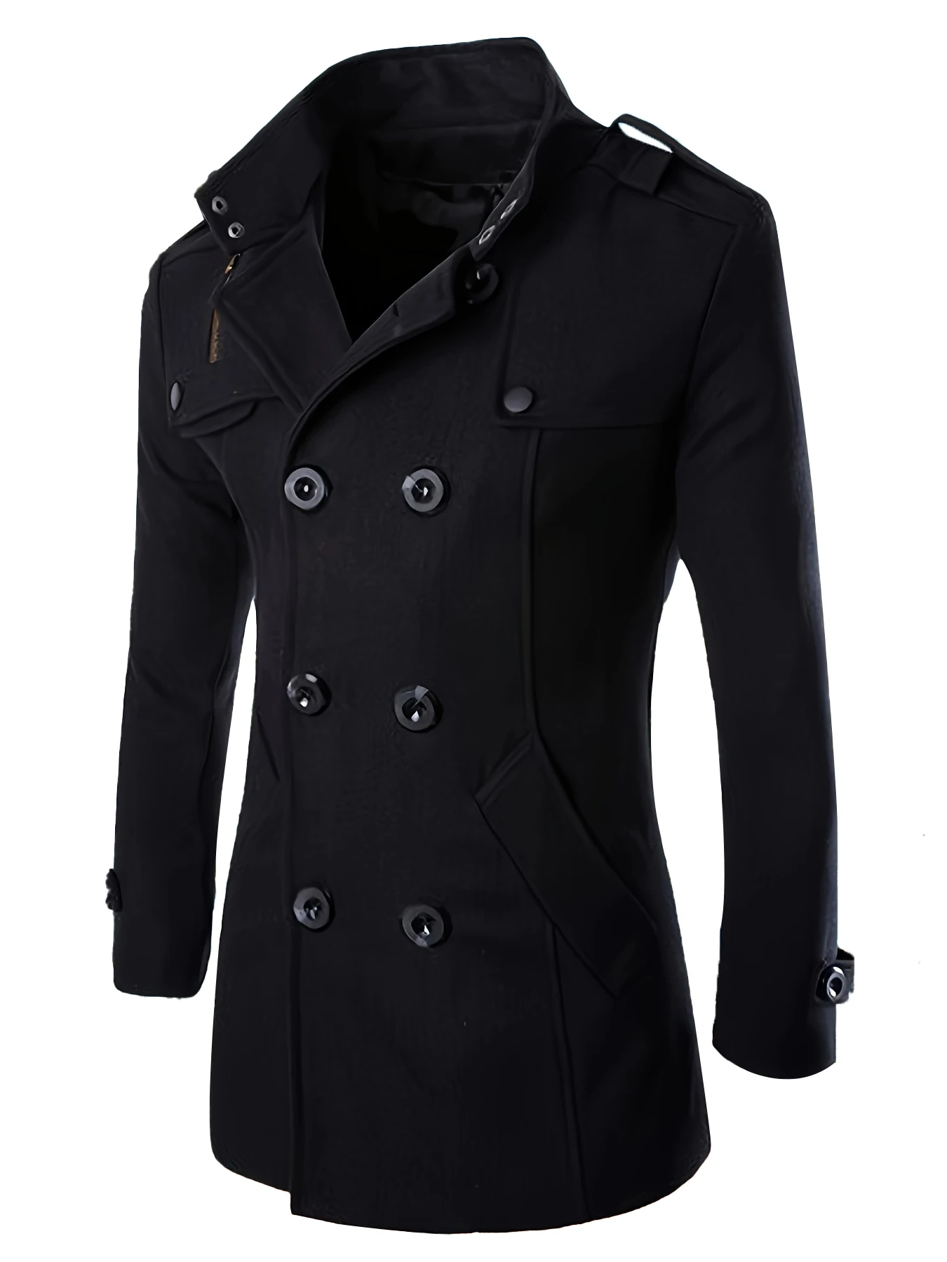 2024 남성용 모직 코트, 중간 길이 슬림 더블 브레스트, 고품질 에디션, 신상 Best5 2024 남성용 모직 코트, 중간 길이 슬림 더블 브레스트, 고품질 에디션, 신상 Best5