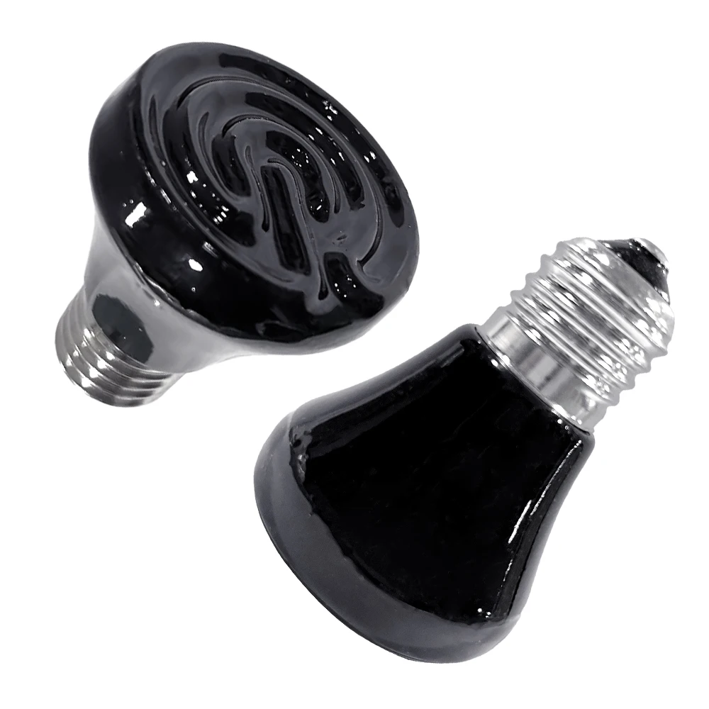 50/75/100W E27 Pet Heating Lamp 220V Infrared Ceramic Emitter Heat Light Bulb Pet Brooder Chickens Reptile Lamp Heating Light
