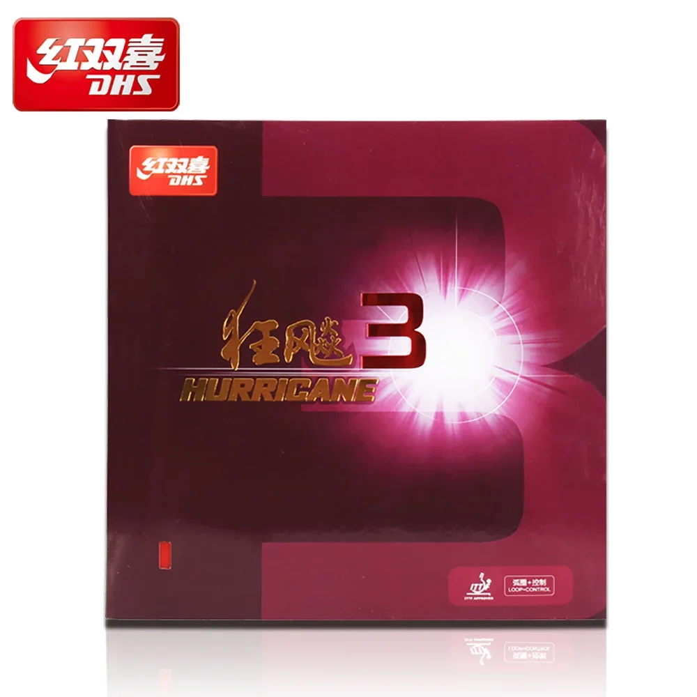Table Tennis Rubber DHS-Hurricane 3 Table Tennis Rubber