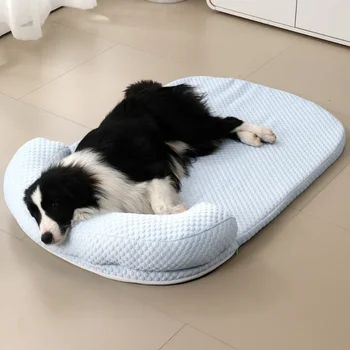 Removable Ice Silk Cooling Dog Bed 1