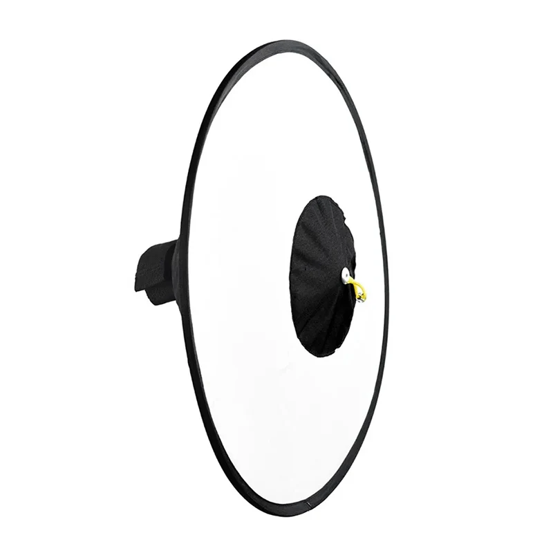 44cm 휴대용 접이식 원형 콘 플래시 소프트박스 플래시 스피드라이트 디퓨저 (카메라 사진 스튜디오 액세서리)