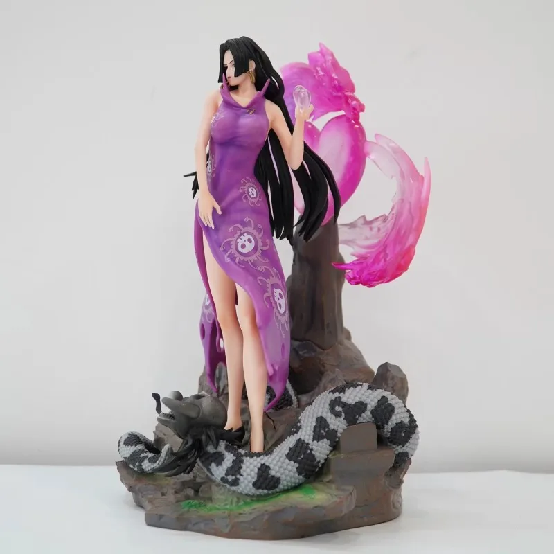 

Anime ONE PIECE GK Phantom Boa·Hancock Luminescent Standing Posture Statue PVC Action Figure Collectible Model Toy Boxed