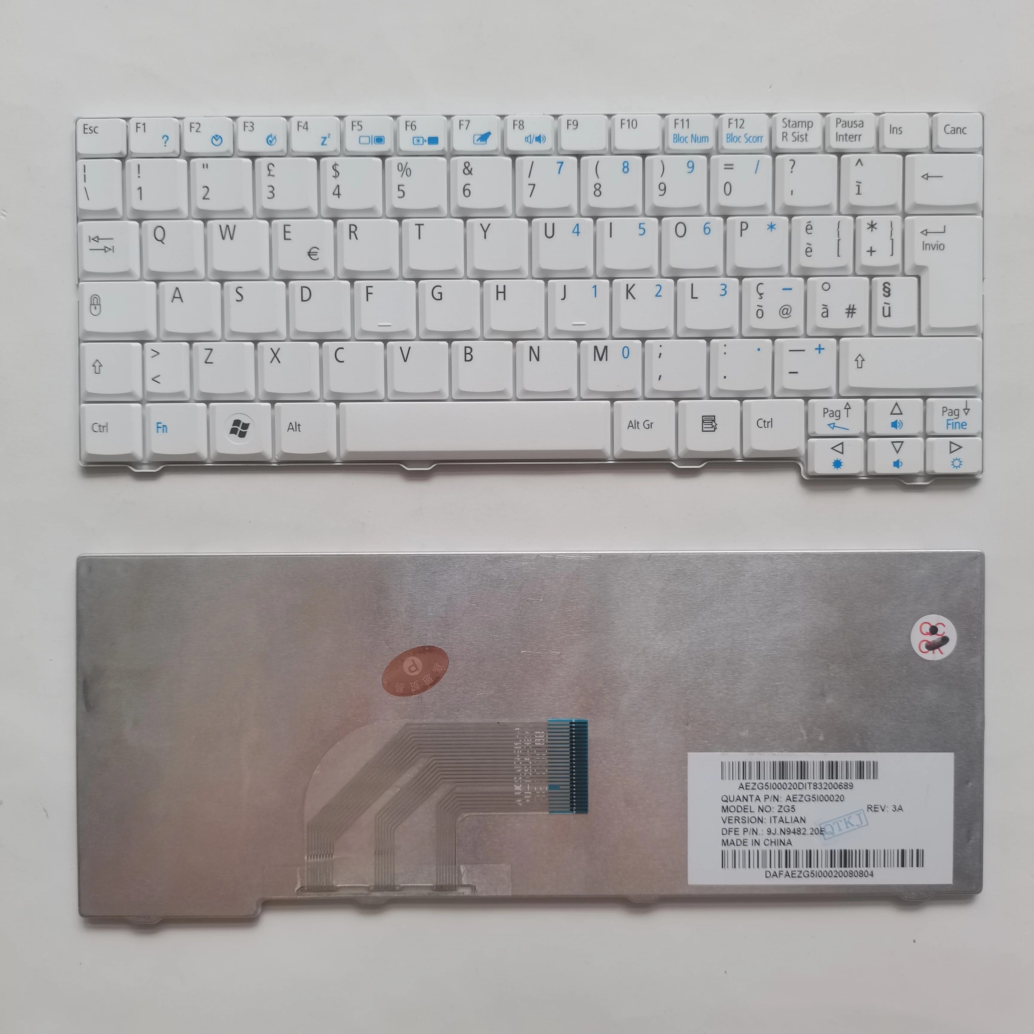 Для acer Aspire One ZG5 D150 D210 D250 A110 A150 A150L ZA8 ZG8 Emachines EM250 IT итальянская клавиатура