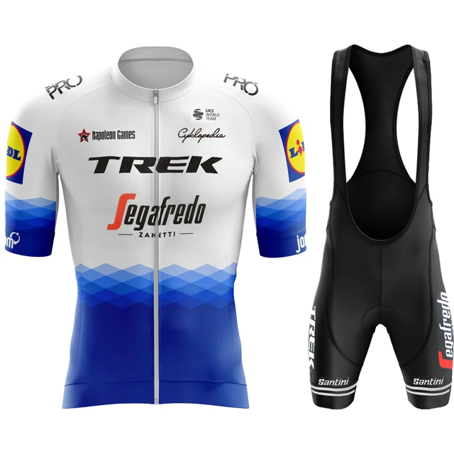 TREK Tricuta-ropa de ciclismo para hombre, traje de con corte láser, camiseta Conjunto de Jersey Mtb, traje de cortos 2023 AliExpress