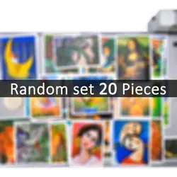 Starry Night Pop Art Oil Painting Graffiti Stickers Set - Artistic Décor for Notebooks, Luggage, Bikes, Phones, and Laptops (Random set 20PCS)