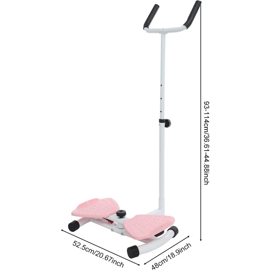 Waist Twister Board, Ab Twist Board, Home Gym Exercise Twist Board with Handrail, for Women Belly Fat, 330 Lbs Capacity