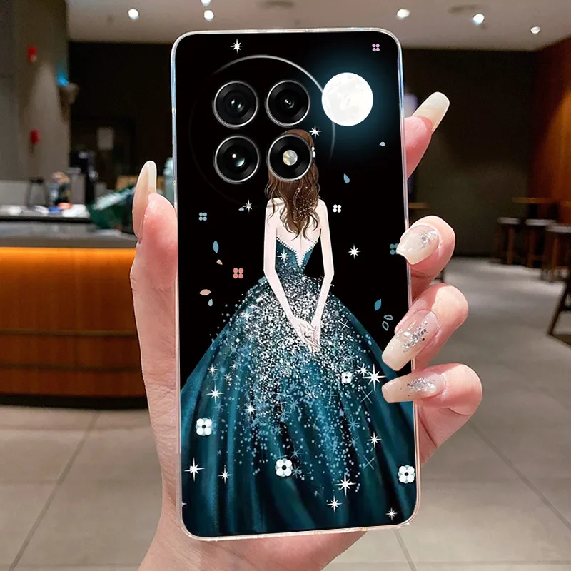 Floral Butterfly Soft Silicone Transparent Phone Case Cover