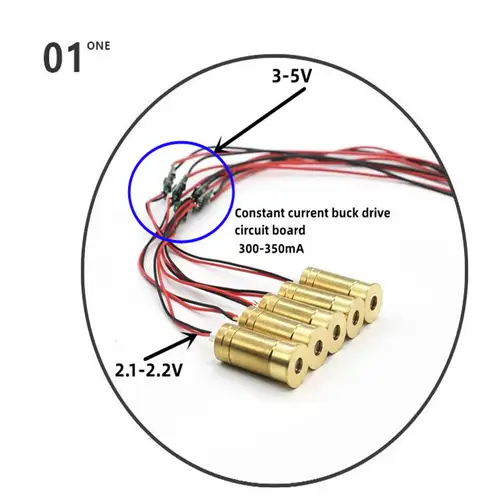 532nm45mW Green Line Laser Module DC3-5V Horizontal Cross Is Optional for Wood Stone Cutting Positioning Line Factory Direct Sal - Image 2