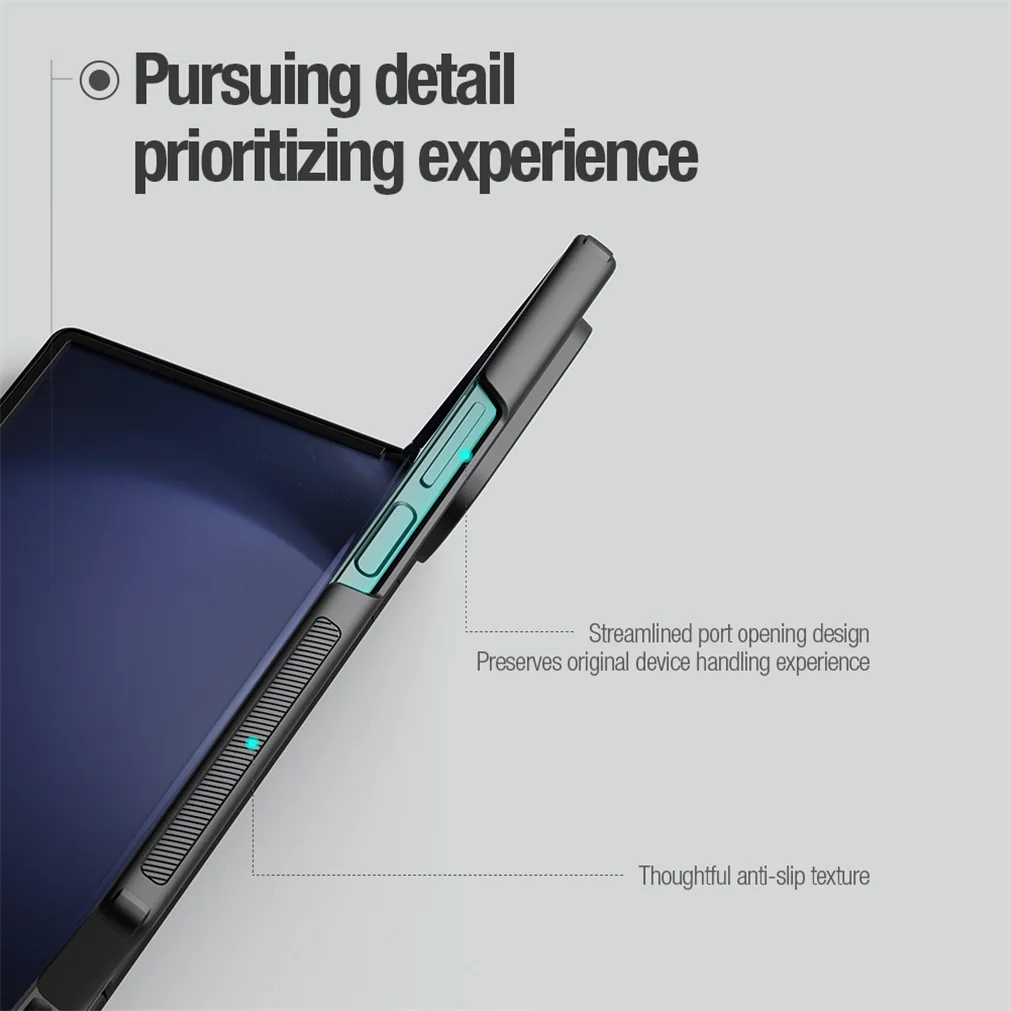 For Samsung Galaxy Z Fold 6 5G Case NILLKIN Frosted Shield Fold Shockproof Simple TPU PC 180° Folding Cover For Samsung Z Fold6