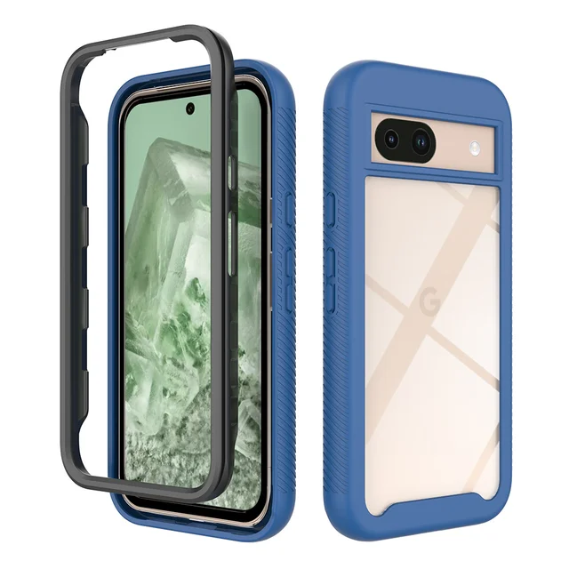 Humixx Funda Para Google Pixel 8 Pro Prueba De Caída De Grado Militar Tacto Sedoso Definitivo A Prueba De Golpes Antihuellas Translucida Mate