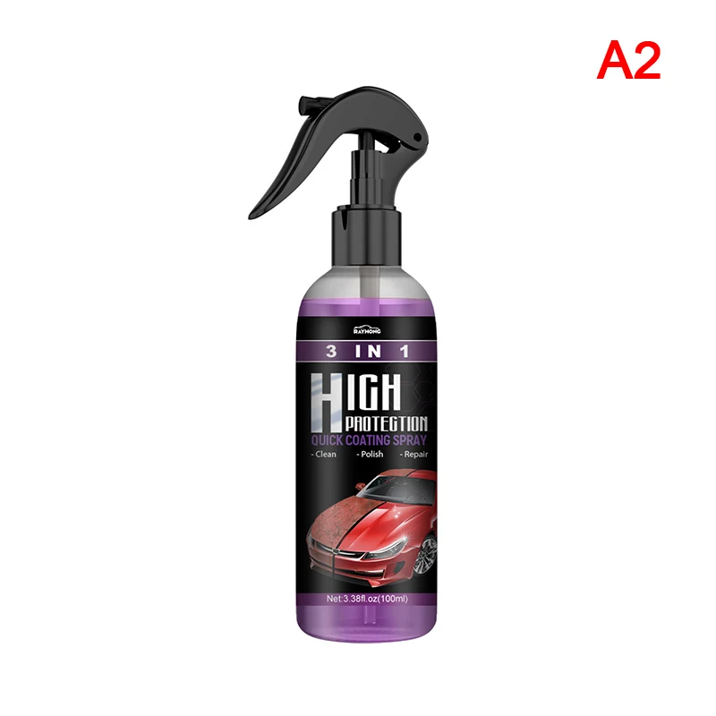 3 In 1 Schnelle Beschichtung Spray Hohe Schutz Auto Schild Beschichtung  Autolack Reparatur Auto Außen Restaurator Keramik Spray Beschichtung  schnell - AliExpress