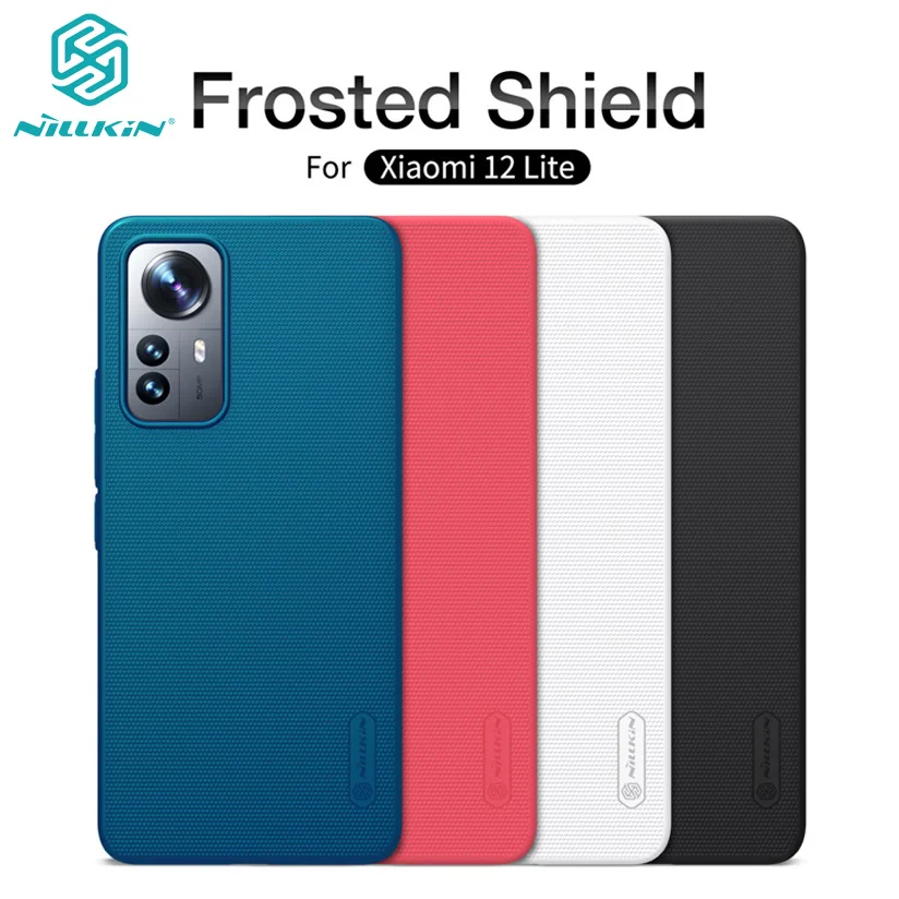 

NILLKIN For Xiaomi Mi 12 Lite 12S Case Frosted Shield Luxuly PC Hard Back Cover For Xiaomi 12S Pro 12S Ultra 12 Pro Dimensity