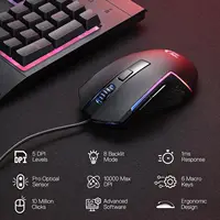 Redragon S151 Gaming Keyboard & Mouse Combo, 104 Keys K525 Wired RGB Membrane Keyboard and 10000 DPI Wired M616 Gaming Mouse - Image 2