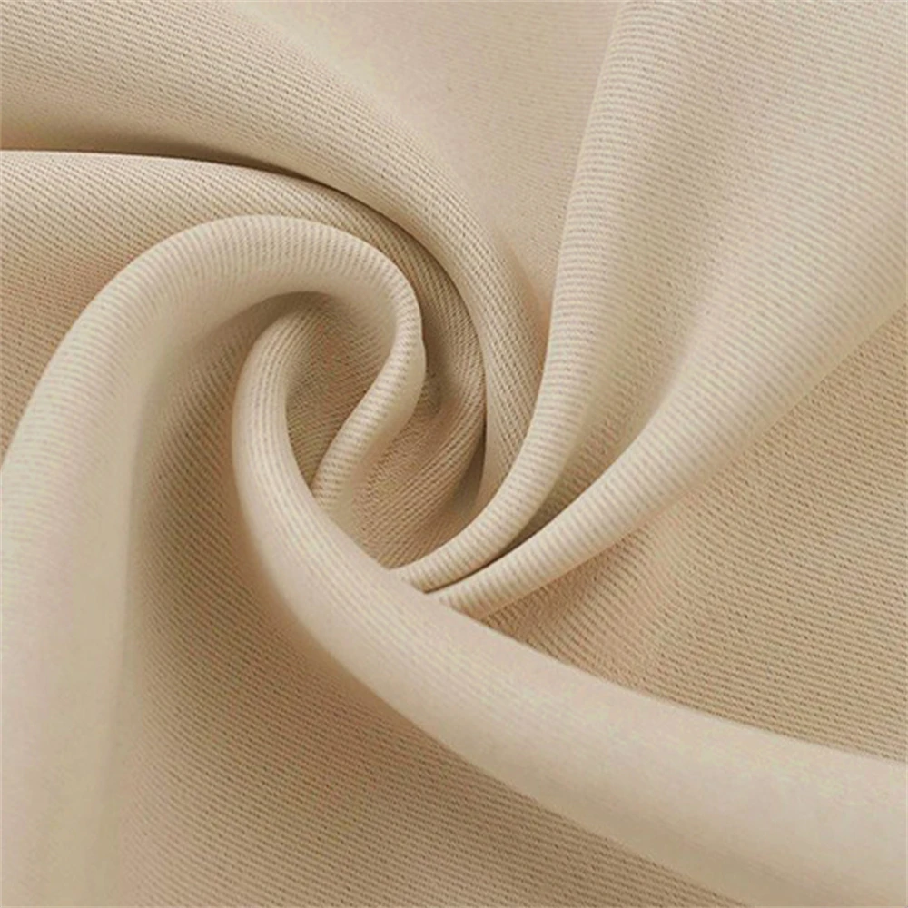 Waterproof Outdoor Curtain Panels Blackout Patio Curtains for for Sliding Door / Foyer / Arbor / Lanai Custom Beige, 1 Panel 