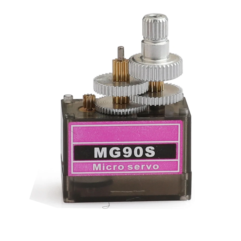 RC Servo MG90D Digital Servo MG90S Analog Servo Metal Gear 90/180/270/360 Degree 2.2KG For RC Helicopter Aircraft Plane Boat Car