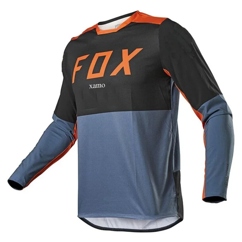 2024 Motocross Mountain Enduro Abbigliamento Bici Bicicletta Moto Downhill T-Shirt Fox Xamo Donna Uomo Ciclismo Jersey Camicie Mtb Bmx