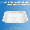 120w Two Hand Nail Lamp No Battery Quick Curing Nail Dryer 60 Beads Led Nail Lamp with Mobile Holder for Professional Manicure 4