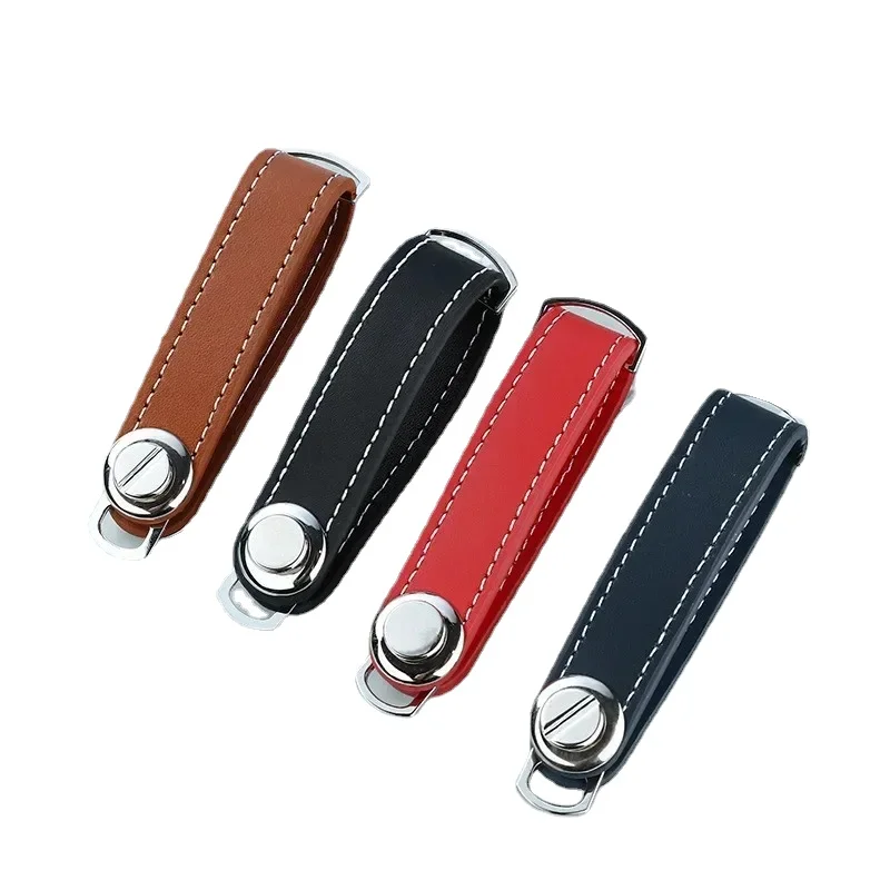 Car Key Pouch Bag Case Wallet Holder Chain Key Wallet Ring Collector Housekeeper Pocket Organizer Smart Leather Keychain key organizer key case key purse key holder