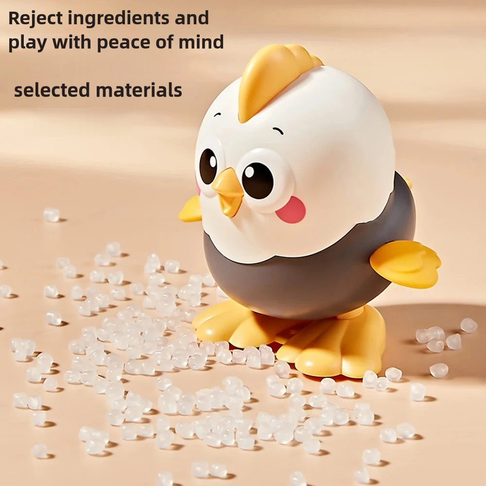 Cute Wind-up Chick Sensory Toy For Babies And Toddlers_voghion.com