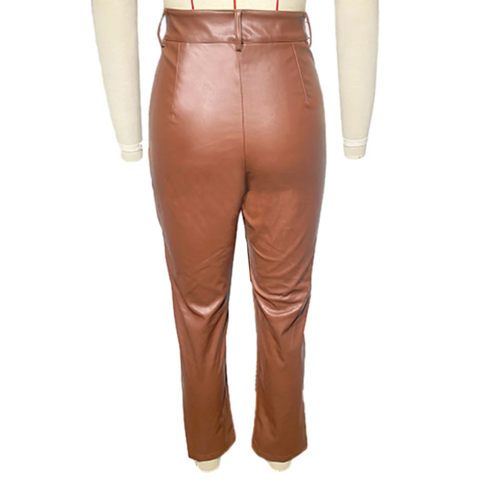 

Fashion Pants Casual Straight Comfortable For Autumn Long Sleeve No Bullets Polyester Sexy Slim Slightly Elastic