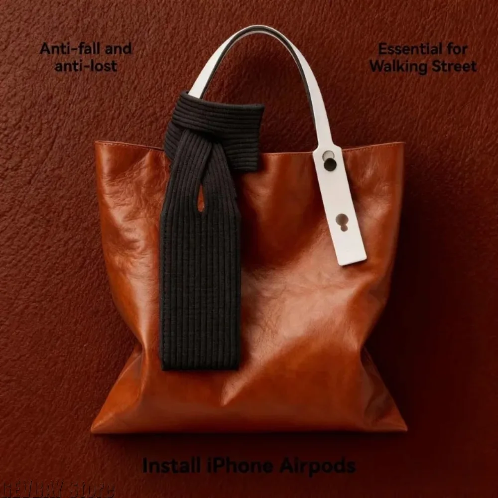 Knitted Mobile Phone Bag Anti-lost and Anti-fall Western Style Folding Mobile Phone Bag for IPhone Iphone Case Cases