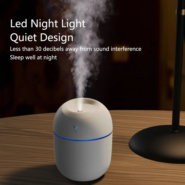 250ML Humidifier Mini Aromatherapy Humidifiers Diffusers For Home Romantic Light USB Essential Oil Diffuser Car Purifier Air 2