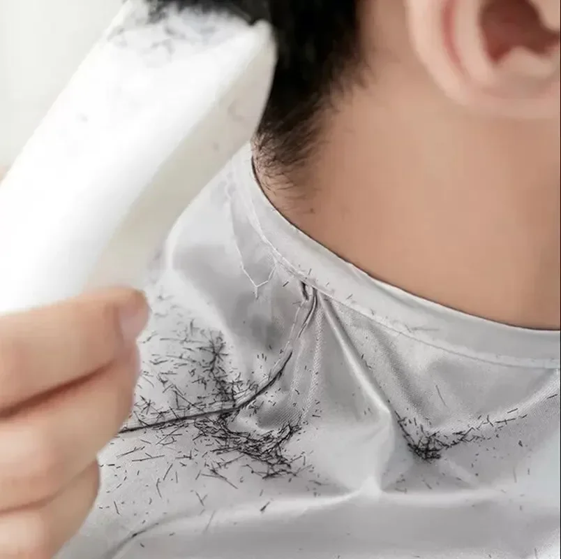 Haircut Cloak Adult Haircut Cloth Hair Dye Breathable Foldable Household Tool
