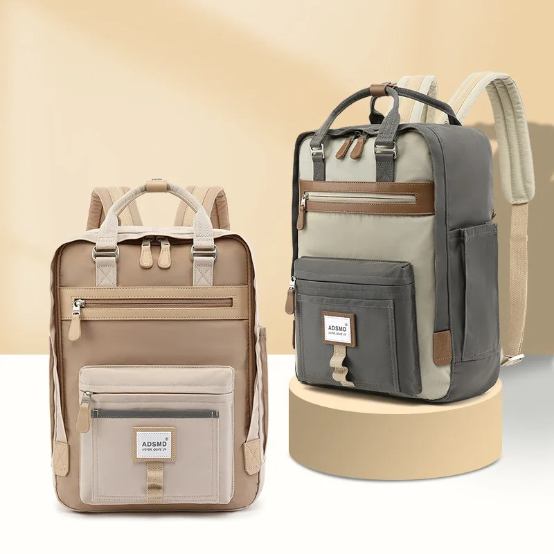 Bolsa para Notebook Laptop para Mulheres Mochila Computador Bolsa de Viagem de Grande Capacidade Multipocket Tendência da Moda Alta Qualidade 15.6 Polegada - Imagem 3