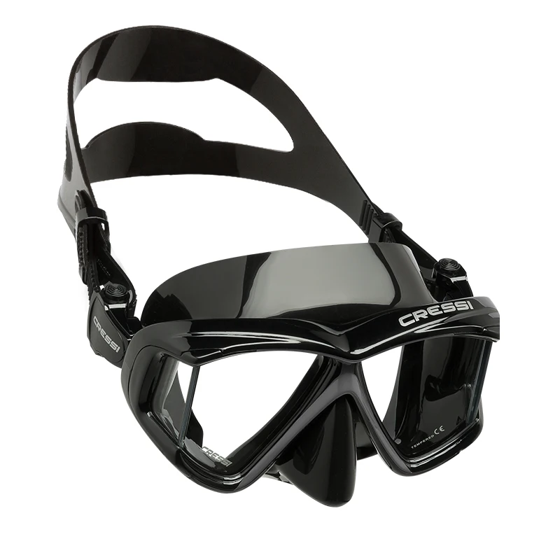 Cressi Scuba Diving Mask Swimming Snorkeling Underwater Professional Tempered Glass Lens Pano4 snorkeling diving mask diving mask diving goggles