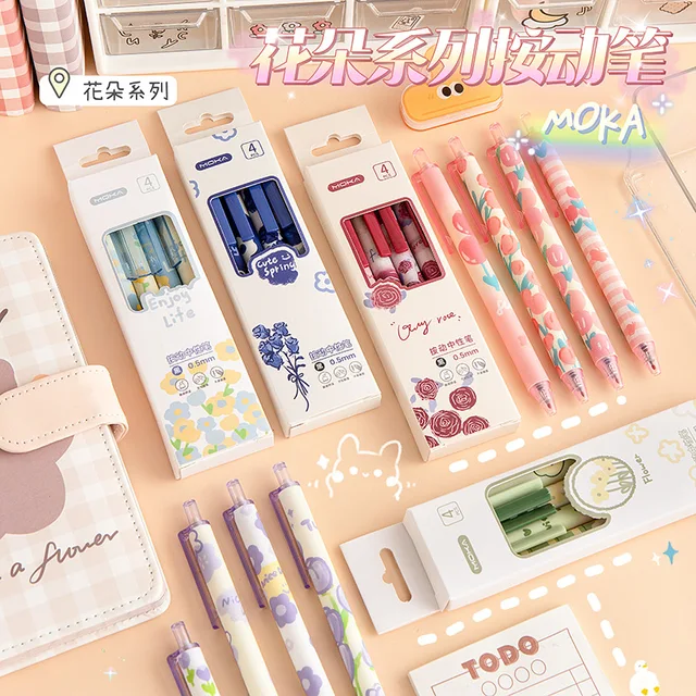 Tulx Gél Toll Tollkészlet Koreai Levélpapír Japán Aranyos Kawaii Pens Iroda Kiegészítők Iskolai Kellékek - Image 2