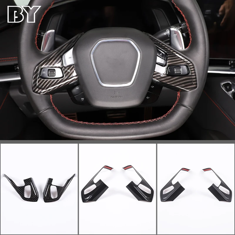 

Кнопки на руль автомобиля для Chevrolet Corvette C8 Stingray Z51 Z06 2020-2023, крышка рамы, отделка, стикер, аксессуары для стайлинга