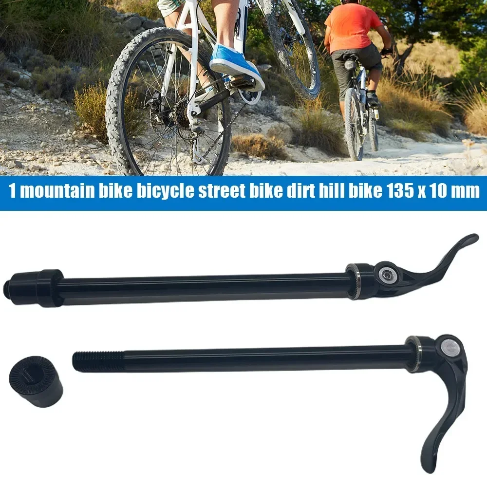 

MTB Quick Release Rear Wheel Skewer for Trainer Bicycle Mountain Bike Back Wheel 135x10mm Hub Axle for Road MTB DH BMX