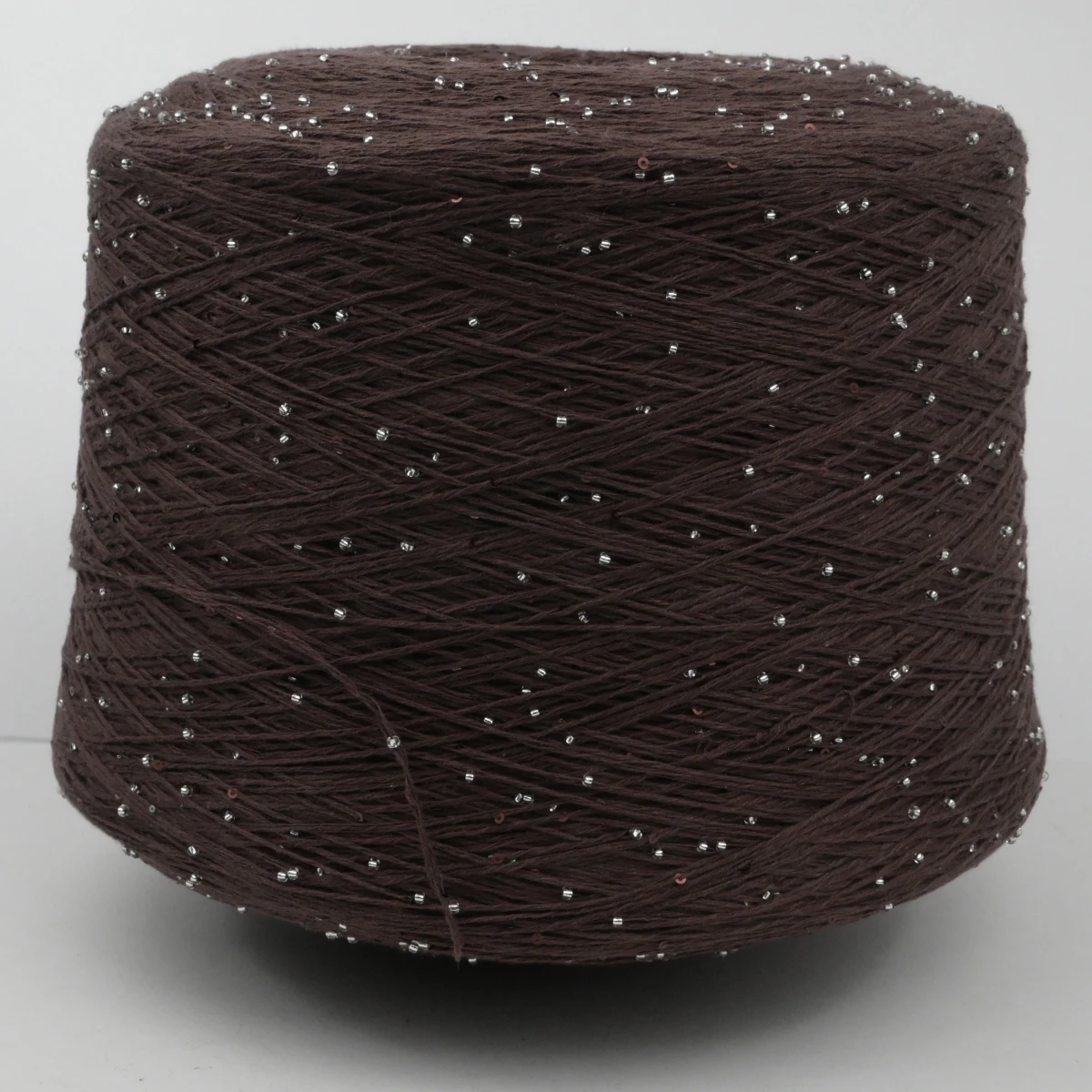  500g 2100M 2mm Sequin & Bead cotton yarn DIY Knitted decoration Hand crochet KNITTING YARN 4