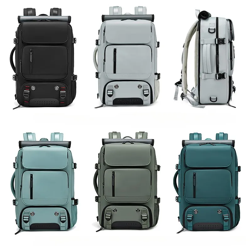 Large Capacity Rechargeable Independent Shoe Compartment Lightweight and Breathable, Suitable for Both Men and Women Backpacks