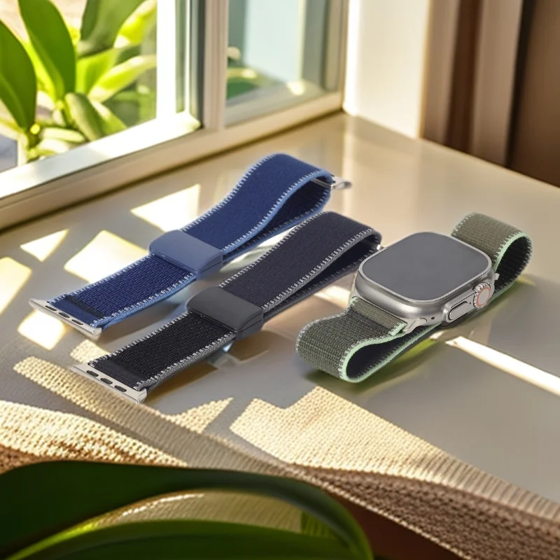 Magnetic Nylon Trail Loop Strap for Apple Watch Ultra Series