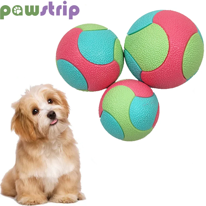 

Dog Elastic Ball Toy Bite Resistant Pet Molar Chewing Toys Small Medium Large Dogs Training Cleaning Teeth Interactive Toys