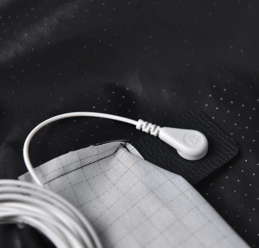MAXSHARER Grounding bed Leather Conductive Pillow Case Earthing pillow case conductive breathable leather mat for Better sleep 6