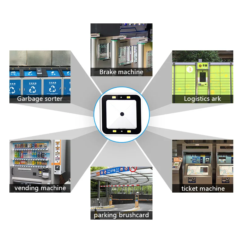 ScanHome Fixed embedded barcode scannerMIN Platform Bar Code Reader USB serial RS232 network WiFi 485 omni-directional SH-7500 barcode scanner