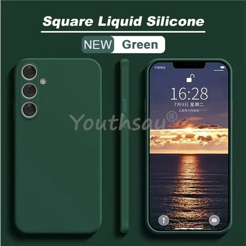 Liquid Silicone Phone Case with Plain Rubber TPU Protector – Enhanced Protection Cover
