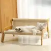 Cat Bed Replacement Cover Cushion Rug Mattress Replacement Mat Accessories for Cats Elevated Bed Pet Cot Furniture Cage Kennel
