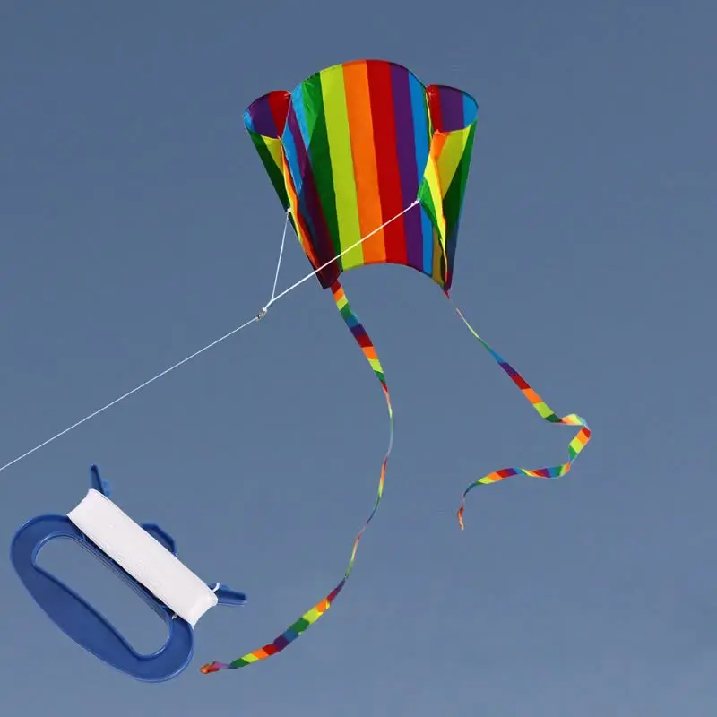 Cerf-volant Parafoil 2m Avec Deux Bobines – Pour Adultes, Jeux Plein Air